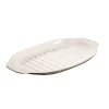 Outlet ⌛ Villeroy &amp; Boch Villeroy & Boch BBQ Passion White Porcelain Kebab Platter 🤩
