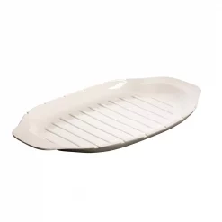 Outlet ⌛ Villeroy &amp; Boch Villeroy & Boch BBQ Passion White Porcelain Kebab Platter 🤩