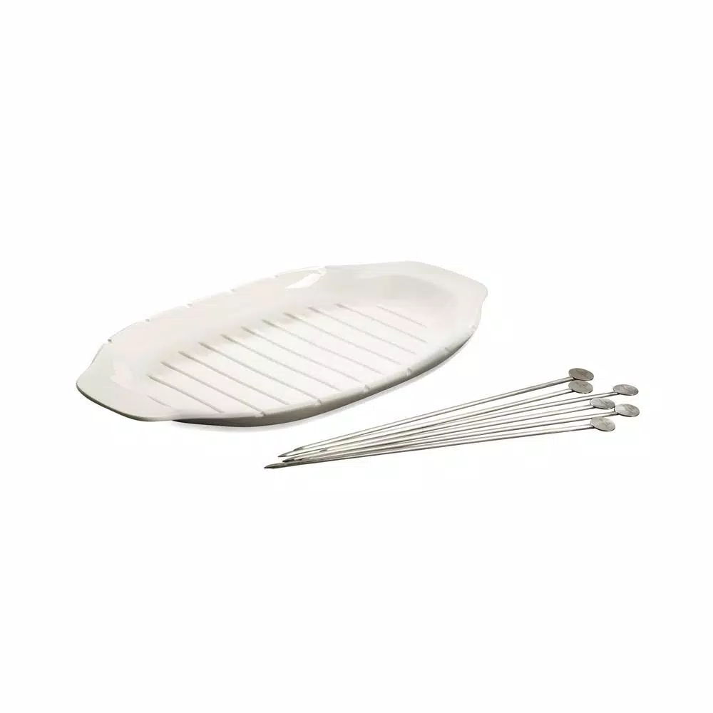 Outlet β Villeroy & Boch Villeroy & Boch BBQ Passion White Porcelain Kebab Platter π€© 5 Outlet β Villeroy & Boch Villeroy & Boch BBQ Passion White Porcelain Kebab Platter π€© - Image 3