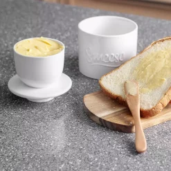 Buy 🎉 Sweese 6 Oz. White Porcelain French Butter Dishes (Set Of 1) 🔔 -Serveware Store Online unnamed file 674