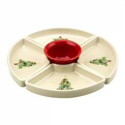 Best Sale ๐งจ Fiesta Multi-Colored ๐ Christmas Tree 5-Piece Entertaining Set ๐ฏ