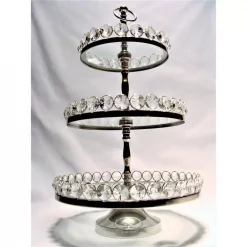 Top 10 😀 Heim Concept 20 In. H 3-Tier Glastainless Steel/Nip Stand Detachable Crystal Border (Plates 8/10/12 In.) 🥰 -Serveware Store Online unnamed file 696