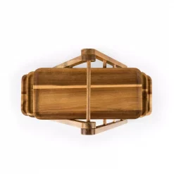 New ❤️ Picnic Time Serving Ladder Acacia 3-Tiered Serving Station Set ❤️ -Serveware Store Online unnamed file 716