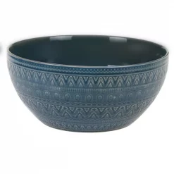 Wholesale 🌟 Certified International Multi-Colored 152 Oz. Aztec Teal Deep Bowl 🌟
