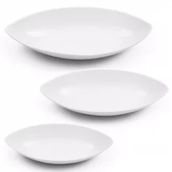 Wholesale 💯 Certified International 3-Piece White Oval Bowl Set 🔥