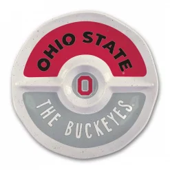 Cheapest ❤️ Magnolia Lane Ohio State 15 In. Chip And Dip Server ⭐