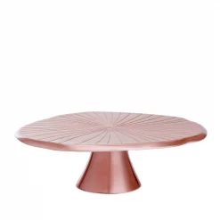 Best deal ⌛ Old Dutch 14-1/2 In. D Rose Gold “Lily Pad” Cake Stand 🛒