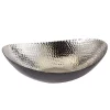 Top 10 ⌛ Elegance 14.75 In. By 11 In. 🔨 Hammered Large Oval Bowl In Black And Silver 😍
