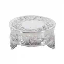Discount 😉 LITTON LANE Silver Aluminum Set Of 4 Cake Stands (4-Pack) ✨ -Serveware Store Online unnamed file 785