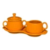 Discount 🤩 Fiesta 15 Fl. Oz. Butterscotch Ceramic Sugar And Cream Tray Set 🔔 -Serveware Store Online unnamed file 789