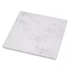 Buy 💯 Creative Home Genuine 8 In. X 8 In. Off-White Natural Marble Square Trivet, Cheese Serving Board Platter For Fine Dinning Catering 🔥