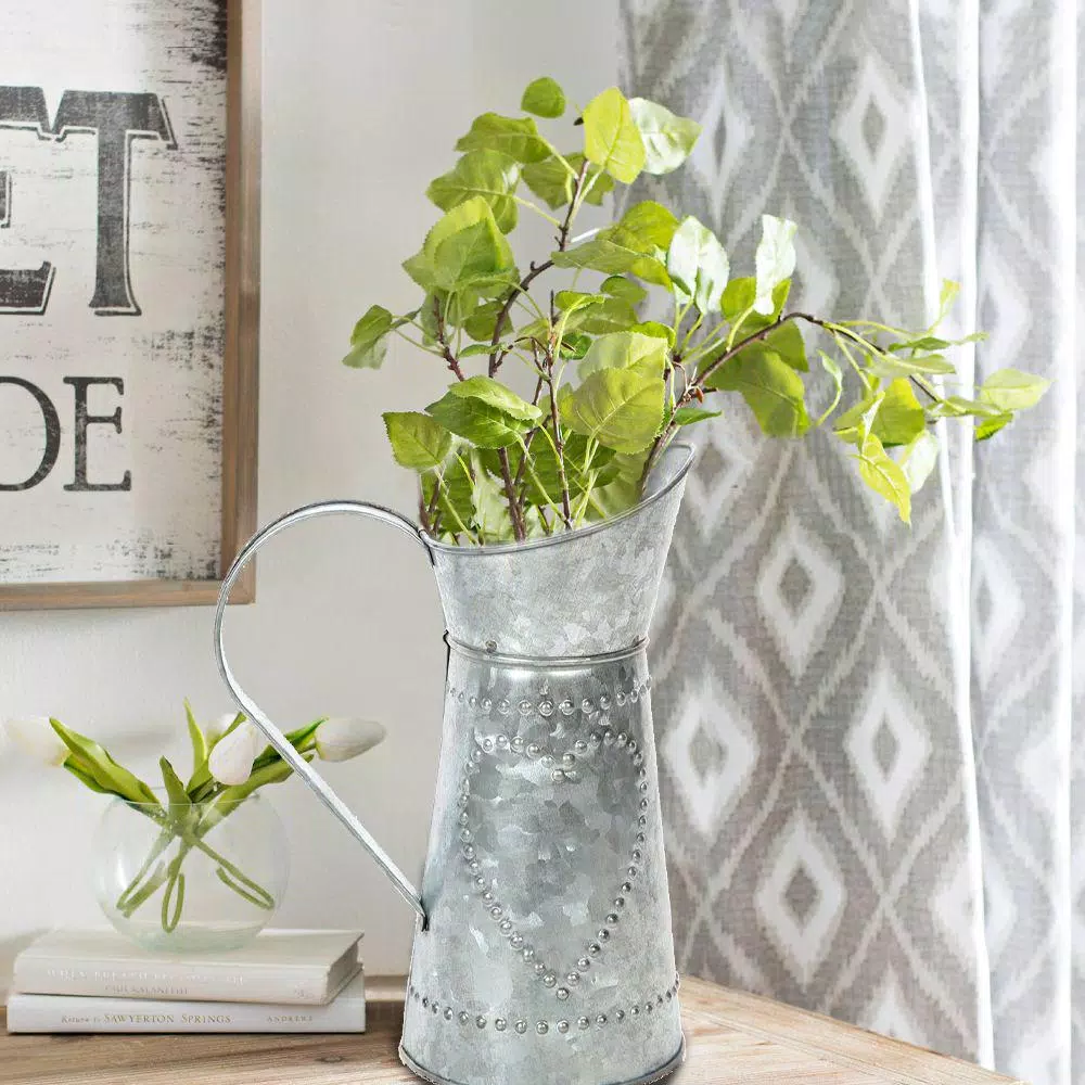 Top 10 🤩 Benzara Gray Decorative Galvanized Metal Pitcher 😍 9 Top 10 🤩 Benzara Gray Decorative Galvanized Metal Pitcher 😍 - Image 7