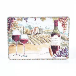 Deals 💯 Certified International Multi-Colored 14 In. Tuscan Breeze Rectangular Platter 😍