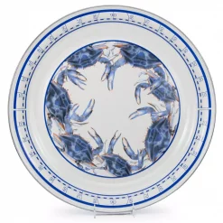 Best reviews of 🌟 Golden Rabbit Blue Crab 20 In. Enamelware Serving Tray 😉