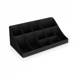 Cheap 🤩 Mind Reader Cup & Lid Organizer & Coffee Condiment Organizer, 15 Compartment, Black 😀 -Serveware Store Online unnamed file 897