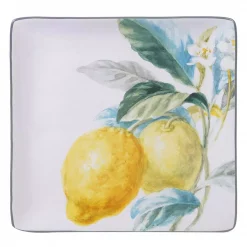 Cheapest โค๏ธ Certified International 12.25 In. Multi-Colored Stoneware Citron Square Platter โ