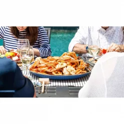 Best reviews of 🌟 Golden Rabbit Blue Crab 20 In. Enamelware Serving Tray 😉 -Serveware Store Online unnamed file 90