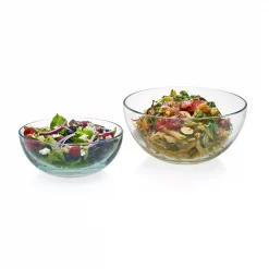 Cheapest ๐ Libbey Selene 2-Piece, 8 In. And 10 In. Glass Serving Bowl Set ๐