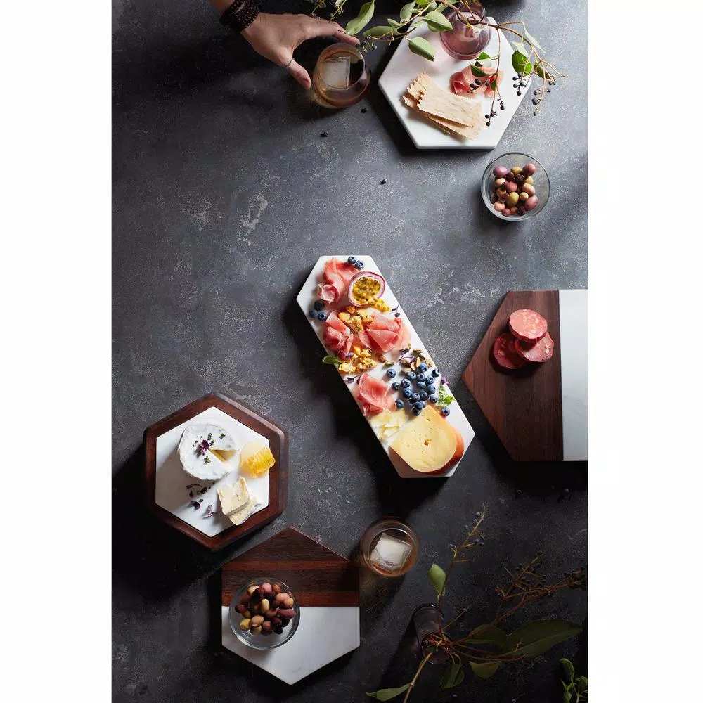 Budget π₯° Libbey Urban Story Wood And Marble Flip Tray π 6 Budget π₯° Libbey Urban Story Wood And Marble Flip Tray π - Image 4