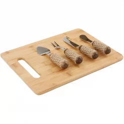 Best Pirce 💯 Mind Reader Cheese Knife 4 Piece Stainless Steel Cheese Knife Rope Utensil Set 🤩