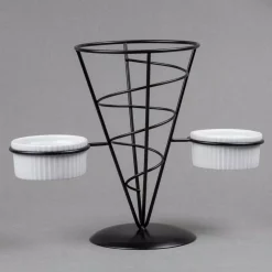 Discount ๐ Creative Home Black Iron Wire French Fry Holder Set With Single Cone Holder, 2-Ceramic Ramekins For Dipping Sauce ๐ 10 Discount ๐ Creative Home Black Iron Wire French Fry Holder Set With Single Cone Holder, 2-Ceramic Ramekins For Dipping Sauce ๐ -Serveware Store Online unnamed file 921