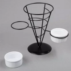 Discount ๐ Creative Home Black Iron Wire French Fry Holder Set With Single Cone Holder, 2-Ceramic Ramekins For Dipping Sauce ๐ 11 Discount ๐ Creative Home Black Iron Wire French Fry Holder Set With Single Cone Holder, 2-Ceramic Ramekins For Dipping Sauce ๐ -Serveware Store Online unnamed file 922