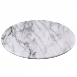 Best Pirce ๐คฉ Creative Home 12 In. Off-White Natural Marble Round Board Cheese Serving Plate, Dessert Cake Service Board โค๏ธ