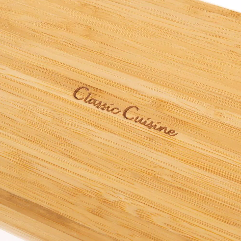 Best Sale 👏 Classic Cuisine Bamboo Oval Serving Tray 😉 7 Best Sale 👏 Classic Cuisine Bamboo Oval Serving Tray 😉 - Image 5