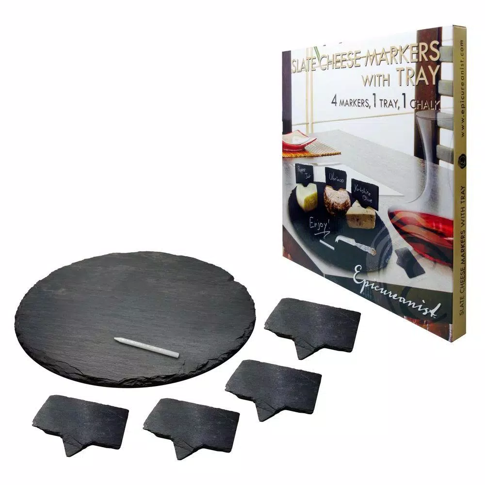 Best Sale π Epicureanist Slate Cheese Markers And Tray β 6 Best Sale π Epicureanist Slate Cheese Markers And Tray β - Image 5