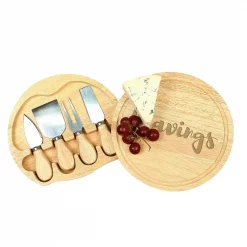 Buy π Cathy's Concepts Cathyβs Concepts βCravingsβ 8 In. Wood Gourmet 5-Piece Cheese Board Set π