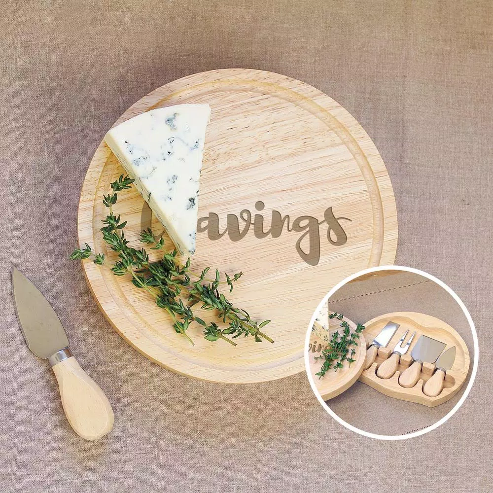 Buy 🎁 Cathy's Concepts Cathy’s Concepts “Cravings” 8 In. Wood Gourmet 5-Piece Cheese Board Set 🎉 7 Buy 🎁 Cathy's Concepts Cathy’s Concepts “Cravings” 8 In. Wood Gourmet 5-Piece Cheese Board Set 🎉 - Image 5