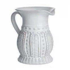 Cheap 🧨 Abigails Charlot 32 Fl. Oz. Lace Design Ceramic Pitcher 💯