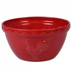 Budget ⌛ Certified International Homestead Rooster Multi-Colored 10 In. Deep Bowl ⌛