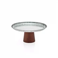 Outlet 😀 Godinger Cake Plate Wood Base 🔔