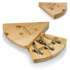 Budget 😉 TOSCANA 10 In. Ratatouille Swiss Cheese Board And Tools Set 🧨 -Serveware Store Online unnamed file 1051