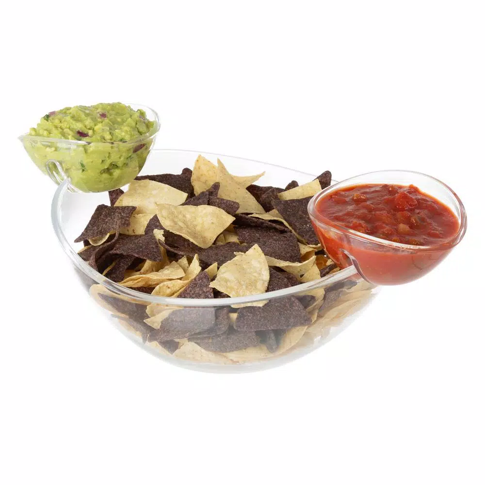 Flash Sale 🔔 Classic Cuisine 3-Piece Chip And Dip Appetizer Serving Bowl Set 🔥 4 Flash Sale 🔔 Classic Cuisine 3-Piece Chip And Dip Appetizer Serving Bowl Set 🔥 - Image 2
