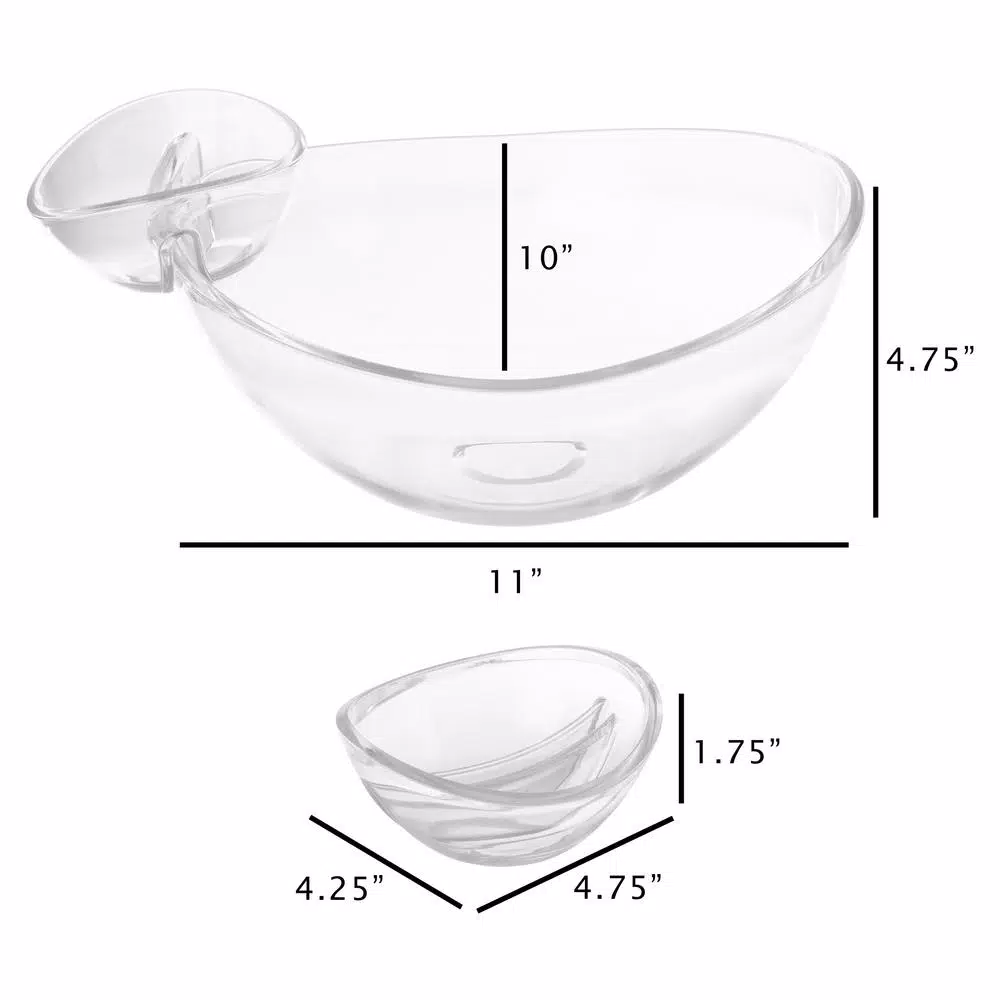 Flash Sale 🔔 Classic Cuisine 3-Piece Chip And Dip Appetizer Serving Bowl Set 🔥 5 Flash Sale 🔔 Classic Cuisine 3-Piece Chip And Dip Appetizer Serving Bowl Set 🔥 - Image 3