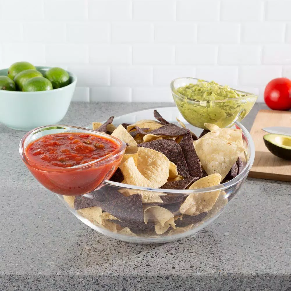 Flash Sale 🔔 Classic Cuisine 3-Piece Chip And Dip Appetizer Serving Bowl Set 🔥 6 Flash Sale 🔔 Classic Cuisine 3-Piece Chip And Dip Appetizer Serving Bowl Set 🔥 - Image 4