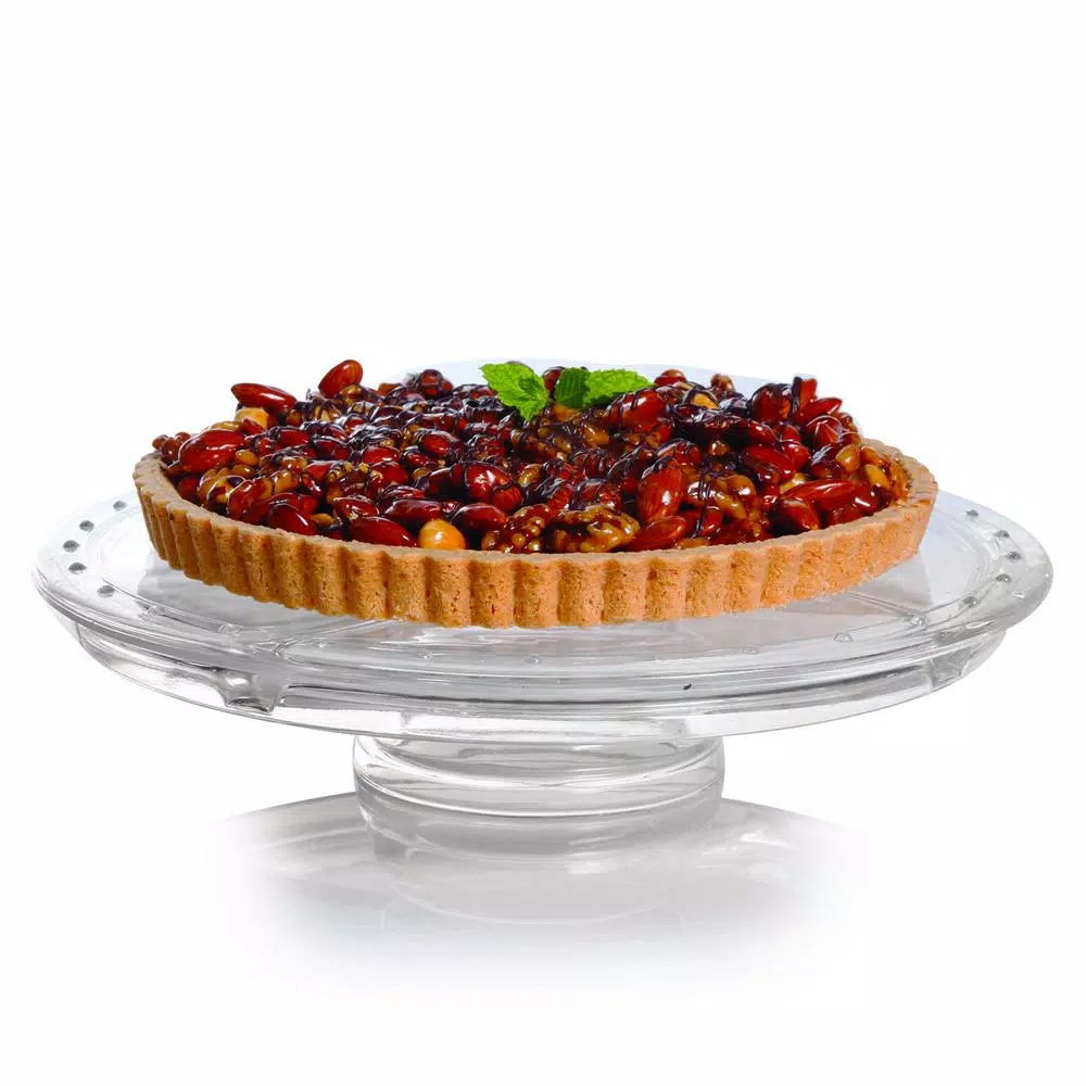 New ✨ Gibson Home Great Foundations 1-Tier Clear Glass Cake Stand 😀 7 New ✨ Gibson Home Great Foundations 1-Tier Clear Glass Cake Stand 😀 - Image 5