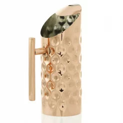 Best Sale 🎁 Old Dutch “La Mode” 1 Qt. Copper Double Wall Water Pitcher 🔔