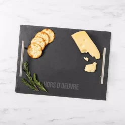 Deals 🔥 Cathy's Concepts Cathy’s Concepts Hors D’oeuvre 11.7 In. W X 1.3 In. H X 15.7 In. D Slate Serving Tray 😀 -Serveware Store Online unnamed file 1119