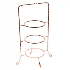 Best deal ๐งจ Creative Home 3-Tier Copper Plated Dessert Plate Rack, Cake Serving Tray, Fruit Presentation, Party Food Server Display ๐งจ