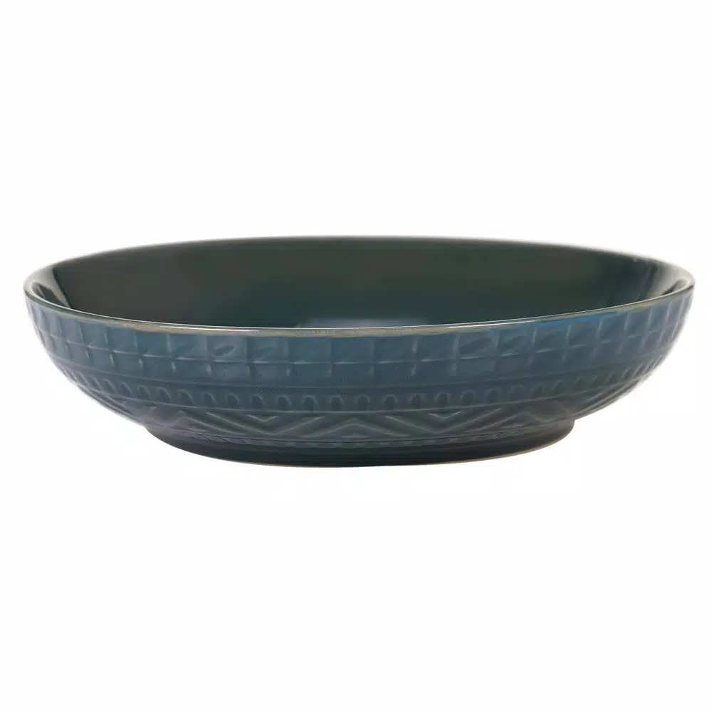 Budget π Certified International Multi-Colored 128 Oz. Aztec Teal Serving Bowl π 3 Budget π Certified International Multi-Colored 128 Oz. Aztec Teal Serving Bowl π