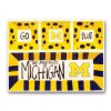 Coupon 🎁 Magnolia Lane Michigan Ceramic 4 Section Tailgating Serving Platter ⌛ -Serveware Store Online unnamed file 115