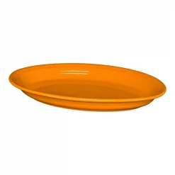 Best Sale 😍 Fiesta 13 5/8 In. Butterscotch Orange Ceramic Oval Platter 🛒
