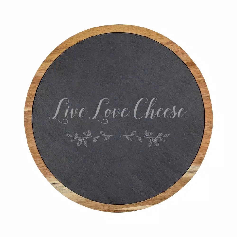 Brand new ❤️ Cathy's Concepts Cathy’s Concepts Live Love Cheese 5 Piece Slate And Acacia Cheese Board With Cheese Utensils 😉 7 Brand new ❤️ Cathy's Concepts Cathy’s Concepts Live Love Cheese 5 Piece Slate And Acacia Cheese Board With Cheese Utensils 😉 - Image 5