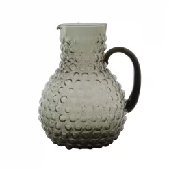 Wholesale ⭐ 3R Studios 80 Fl. Oz. Smoked Glass Hobnail Pitcher 🧨