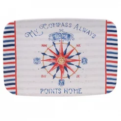 Wholesale 🧨 Certified International Nautical Life Multi-Colored 14 In. Earthenware Rectangular Platter ⌛