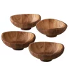 Best Pirce 🎉 Nambe Butterfly 4-Piece Wood Individual Salad Bowl Set 🎁 -Serveware Store Online unnamed file 1283