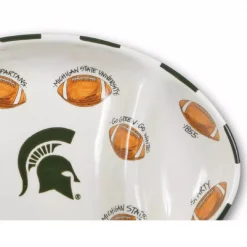 Wholesale 👍 Magnolia Lane Michigan State Ceramic Football Tailgating Platter ⌛ -Serveware Store Online unnamed file 1313